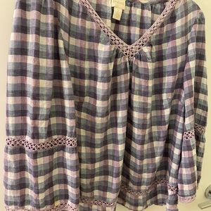 Chico’s plaid top